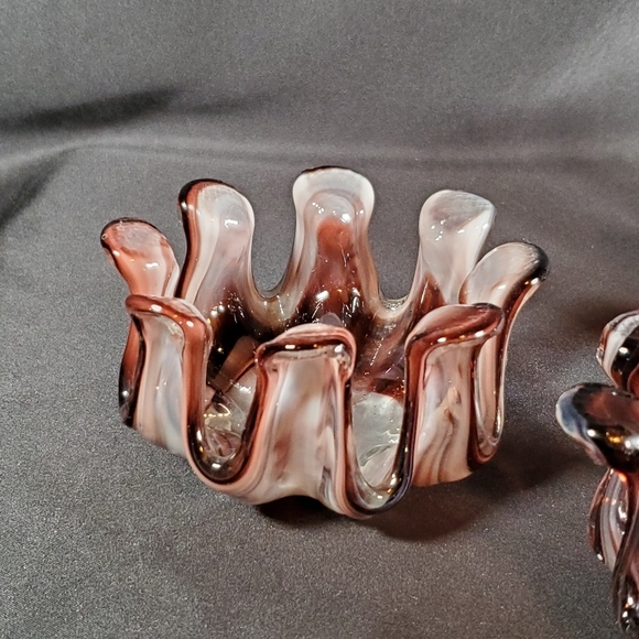 Vintage 60's Blown Glass Set of 3 - Picture 3 of 8